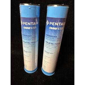 Pentair OmniFilter GAC1 Undersink Granular Carbon Water Filter Cartridge 2 Pack